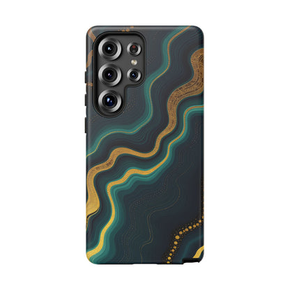 Elegant Phone Case, Geode Phone Protector, Stylish Protective Cover, Unique Gift for Him, Trendy Tech Accessory