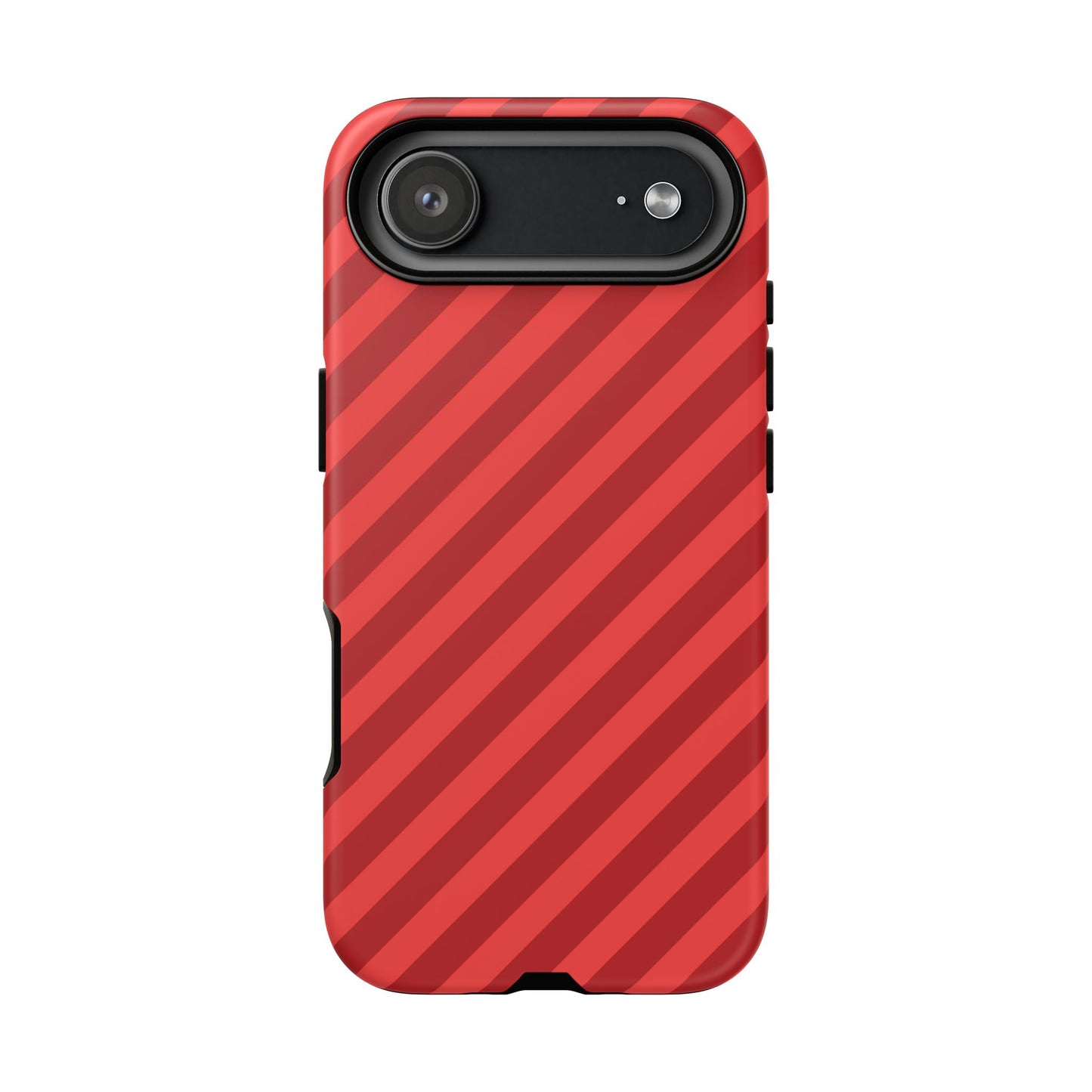 Red Stripes Hard Shell Phone Case Cover