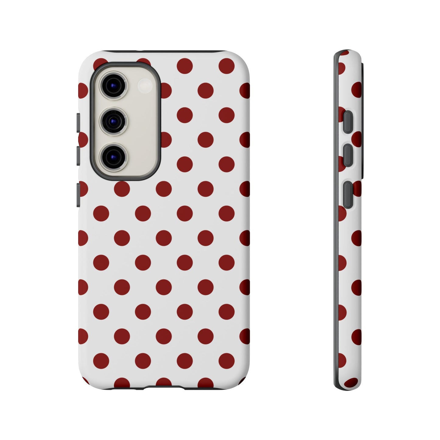 Cherry Red Polka dot Phone Case Cover
