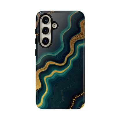 Elegant Phone Case, Geode Phone Protector, Stylish Protective Cover, Unique Gift for Him, Trendy Tech Accessory