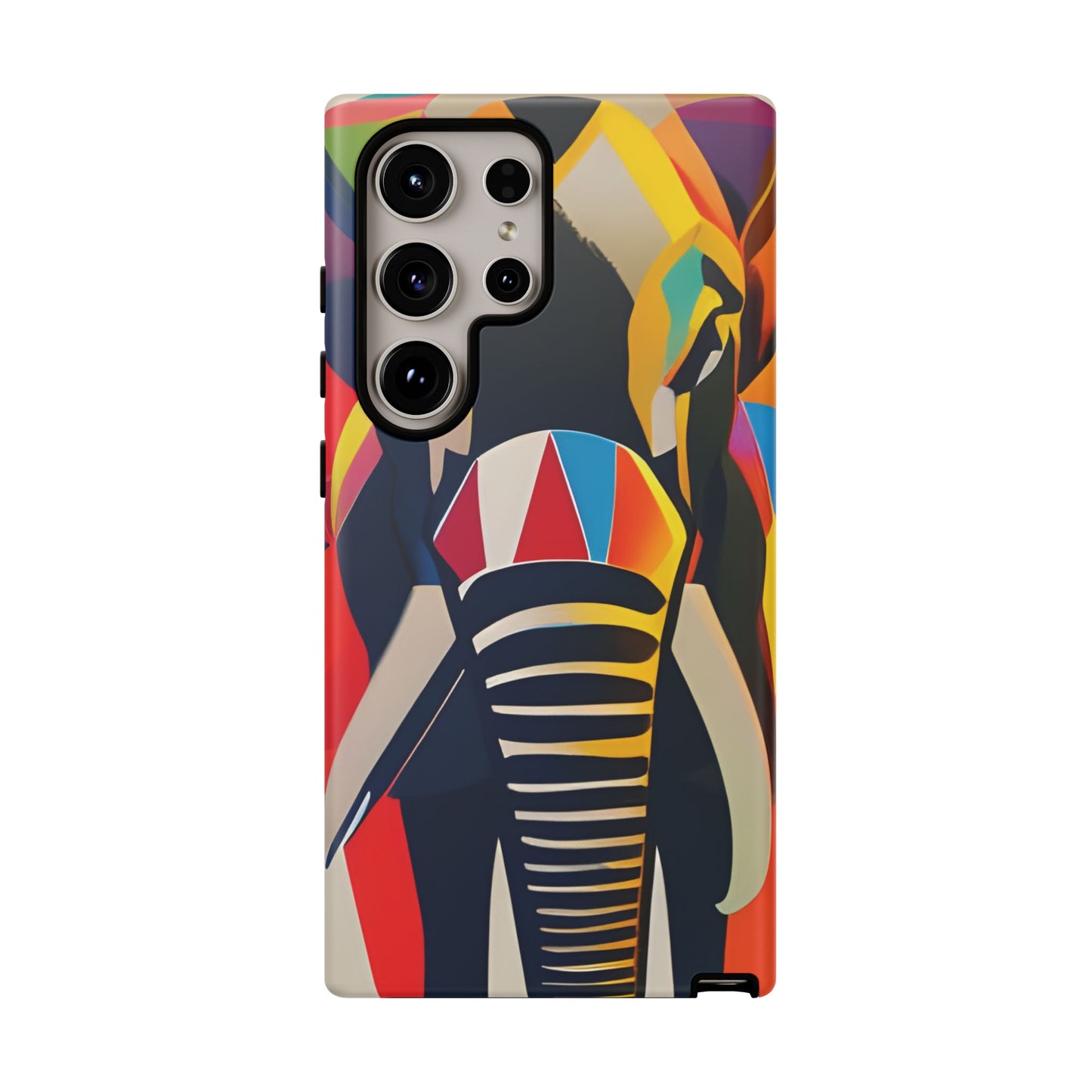 Elephant Print Tough phone Case,