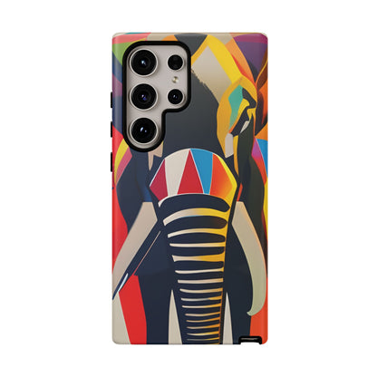 Elephant Print Tough phone Case,