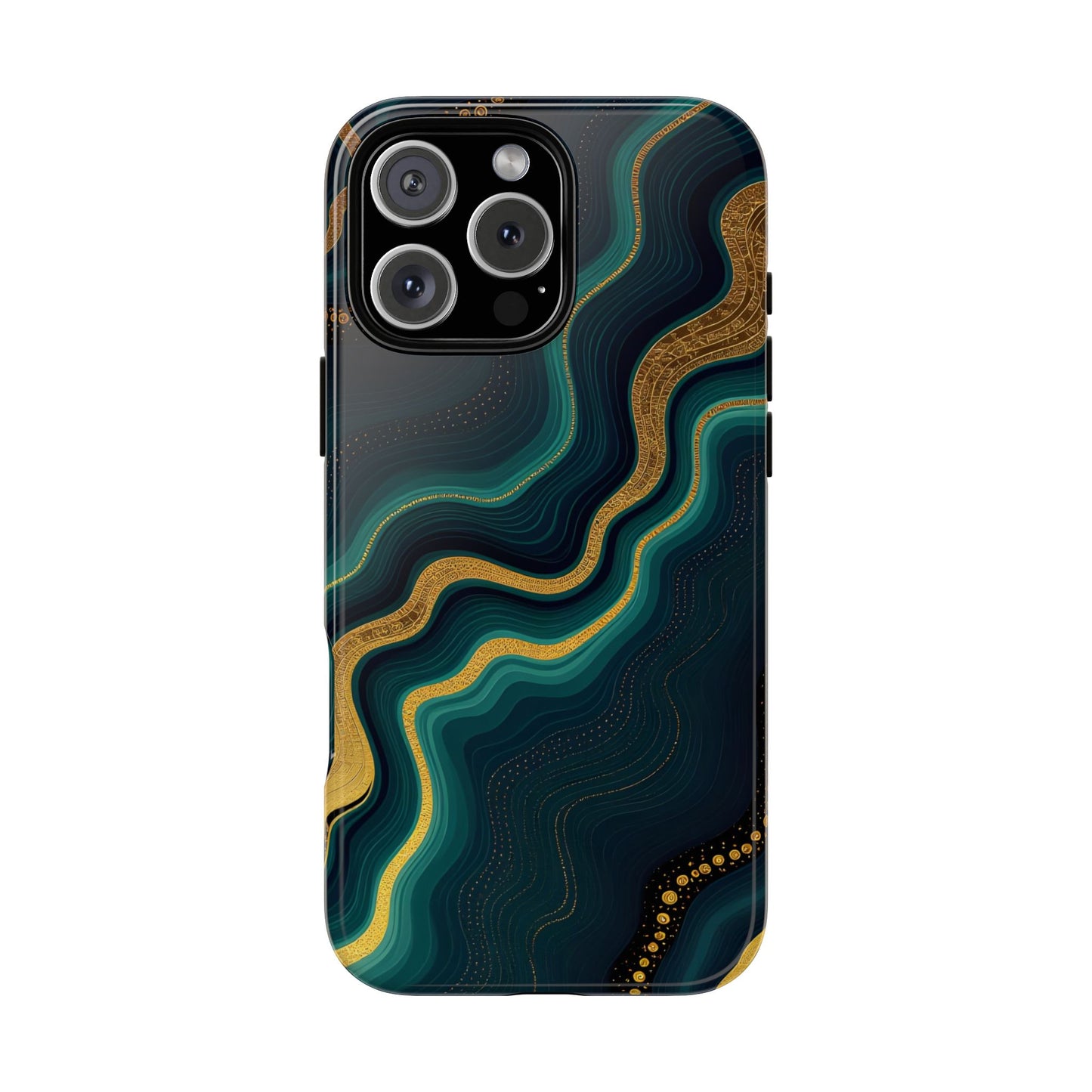 Elegant Phone Case, Geode Phone Protector, Stylish Protective Cover, Unique Gift for Him, Trendy Tech Accessory