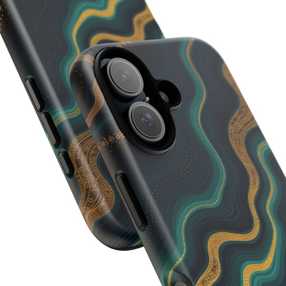 Elegant Phone Case, Geode Phone Protector, Stylish Protective Cover, Unique Gift for Him, Trendy Tech Accessory