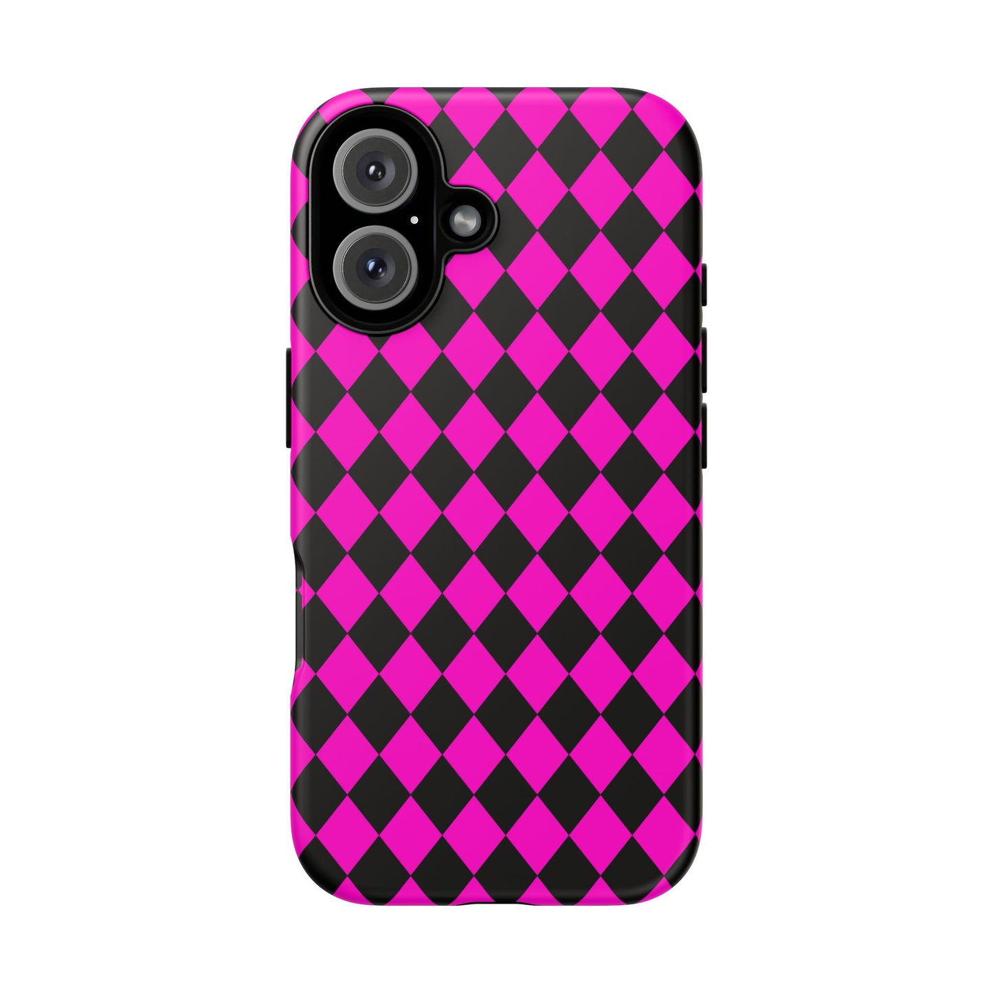 Pink Black Dimond Phone Case Cover iPhone | Google S24 | Samsung Pixel 7