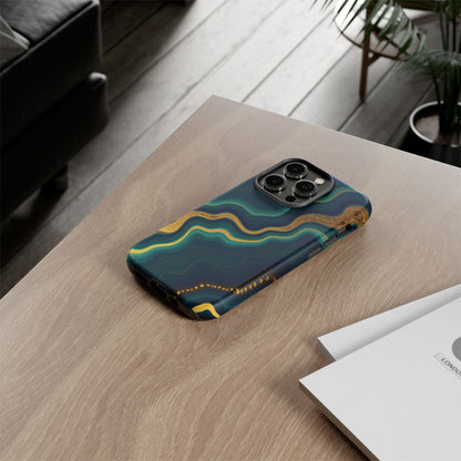 Elegant Phone Case, Geode Phone Protector, Stylish Protective Cover, Unique Gift for Him, Trendy Tech Accessory