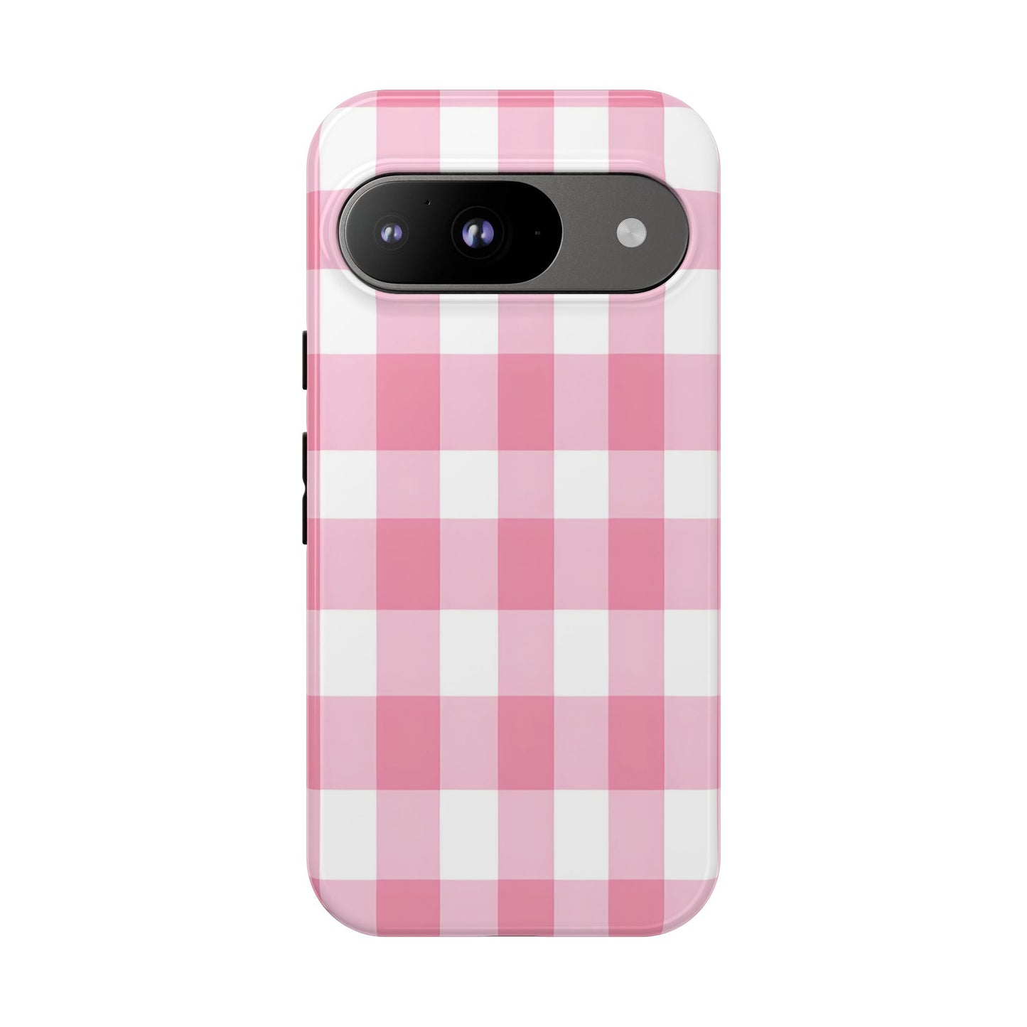 Pink Gingham Cute Phone Case Cover, for Fashion Lovers, Gift for Her, Stylish Tech Accessory, Perfect for Birthdays & Holidays