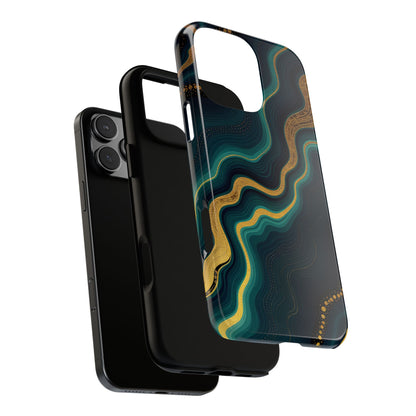 Elegant Phone Case, Geode Phone Protector, Stylish Protective Cover, Unique Gift for Him, Trendy Tech Accessory