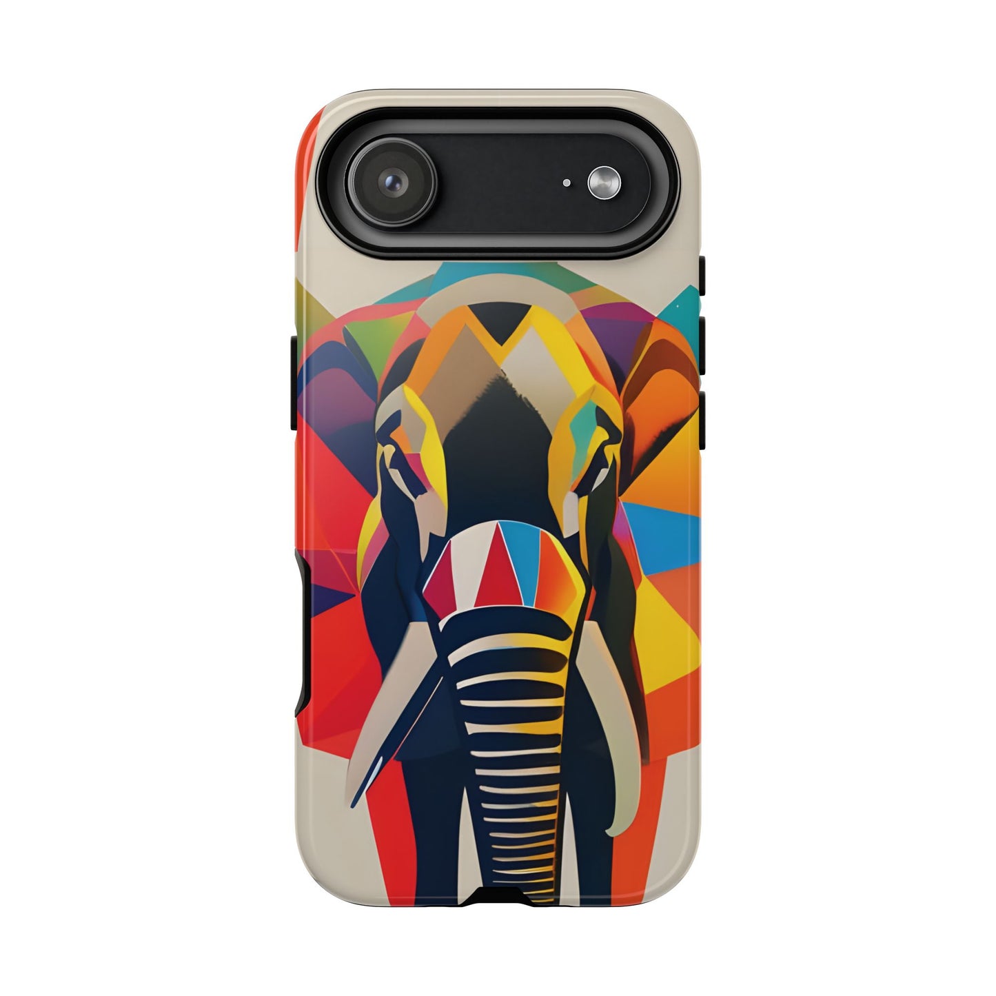 Elephant Print Tough phone Case,