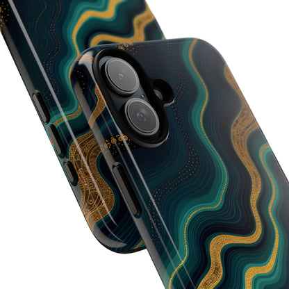 Elegant Phone Case, Geode Phone Protector, Stylish Protective Cover, Unique Gift for Him, Trendy Tech Accessory