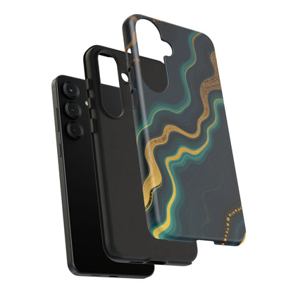 Elegant Phone Case, Geode Phone Protector, Stylish Protective Cover, Unique Gift for Him, Trendy Tech Accessory