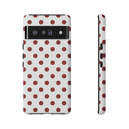 Cherry Red Polka dot Phone Case Cover