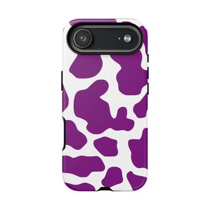 Purple Cow print Phone Case Cover