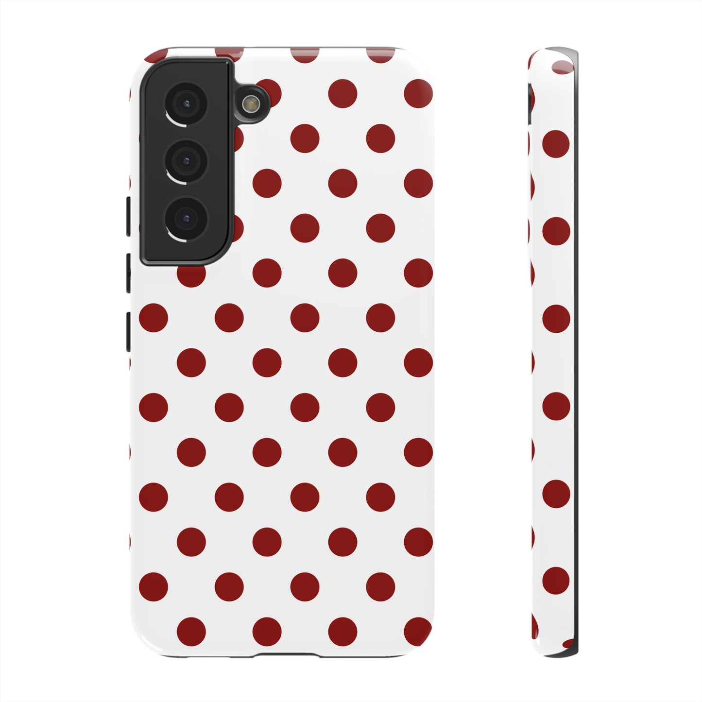 Cherry Red Polka dot Phone Case Cover