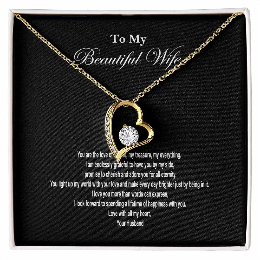 Beautiful Wife Forever Love Necklace