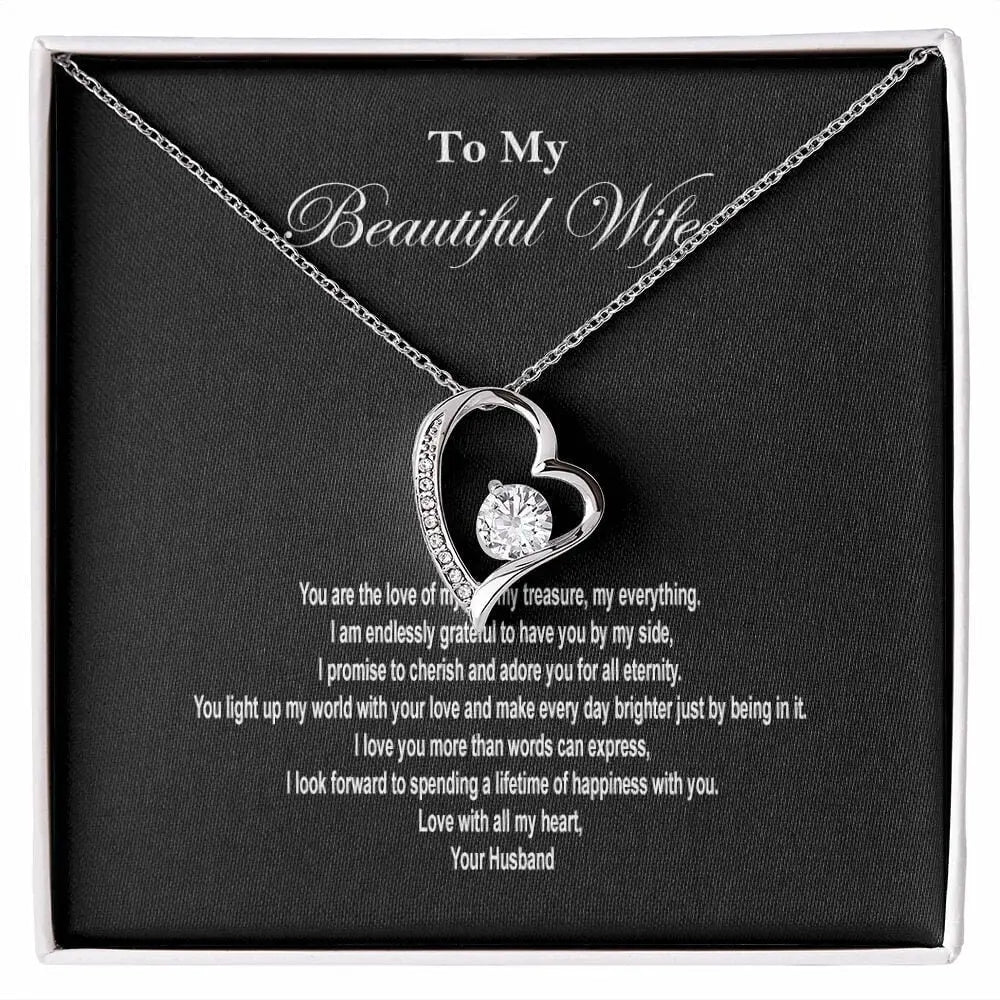 Beautiful Wife Forever Love Necklace