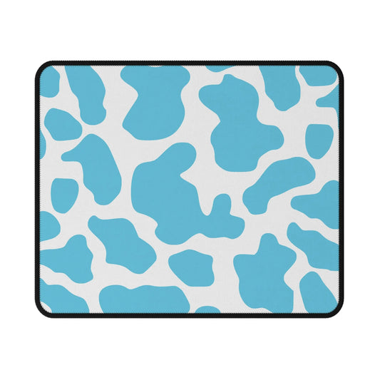 Blue Cow Print Non-Slip Gaming Mouse Pad - 9.5’’ × 8’’ - Home Decor