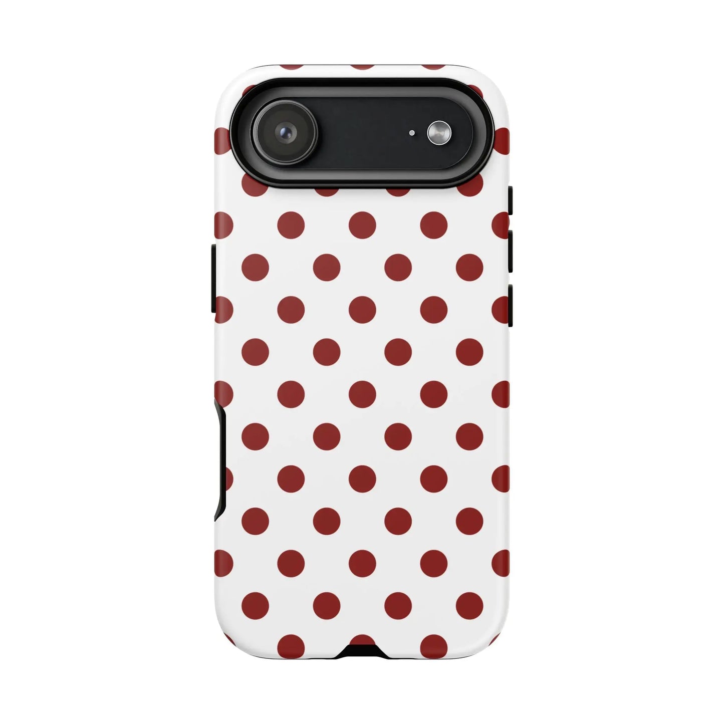Cherry Red Polka dot Phone Case Cover - iPhone 17 Air / Matte - Phone Case