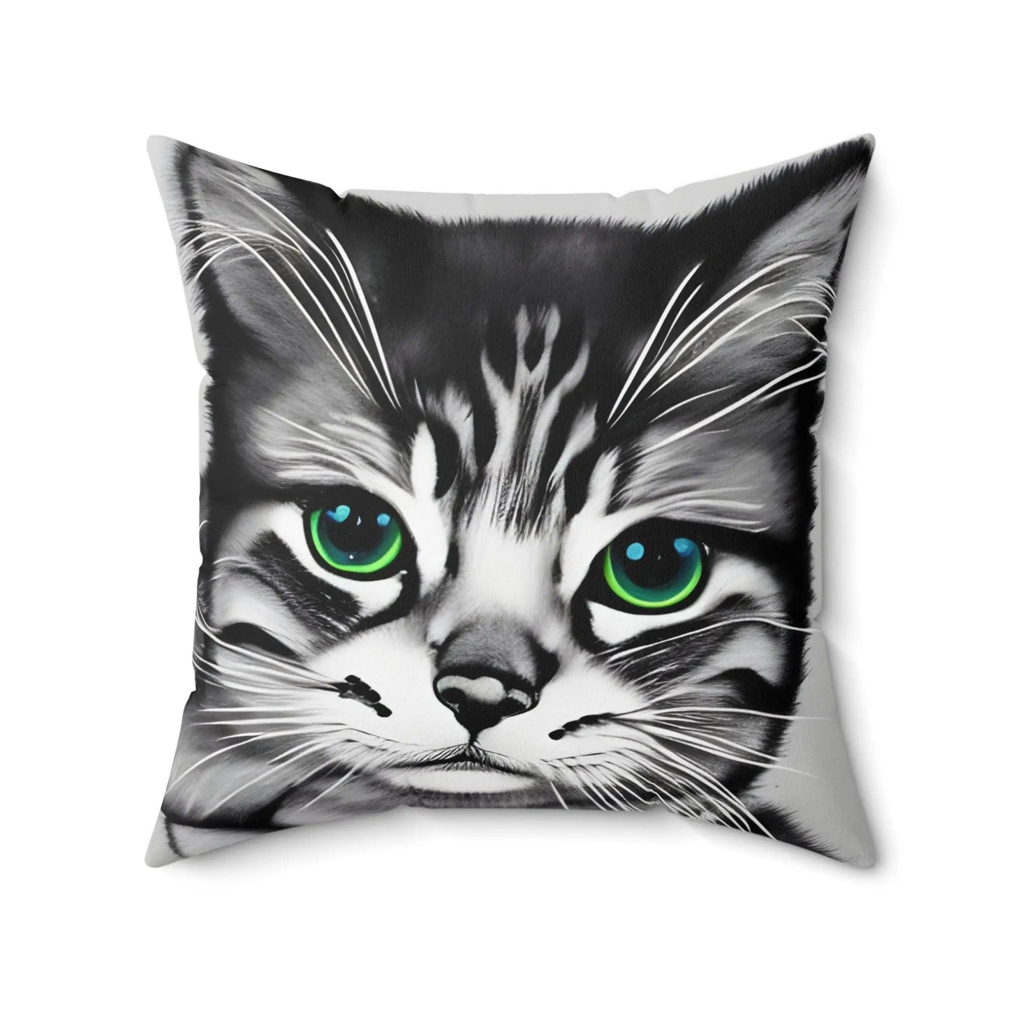 Kitten Cat Square Throw Pillow