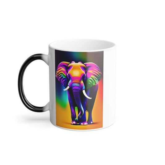 Elephant Color Morphing Mug 11oz - 11oz - Mug