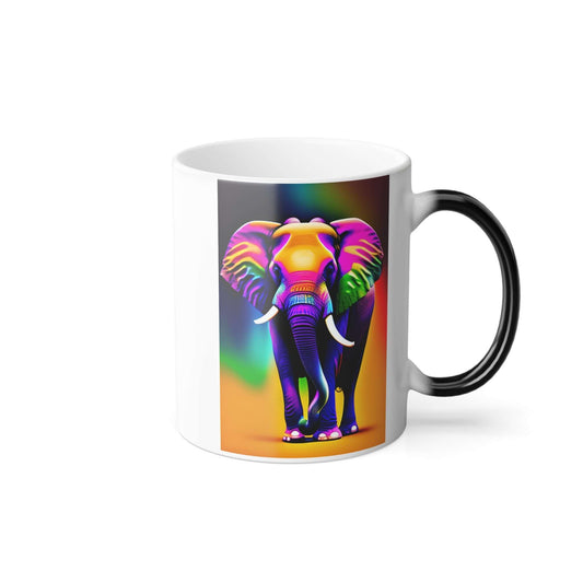 Elephant Color Morphing Mug 11oz - 11oz - Mug