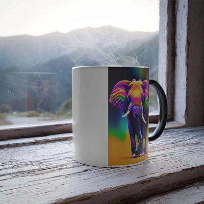 Elephant Color Morphing Mug 11oz - 11oz - Mug
