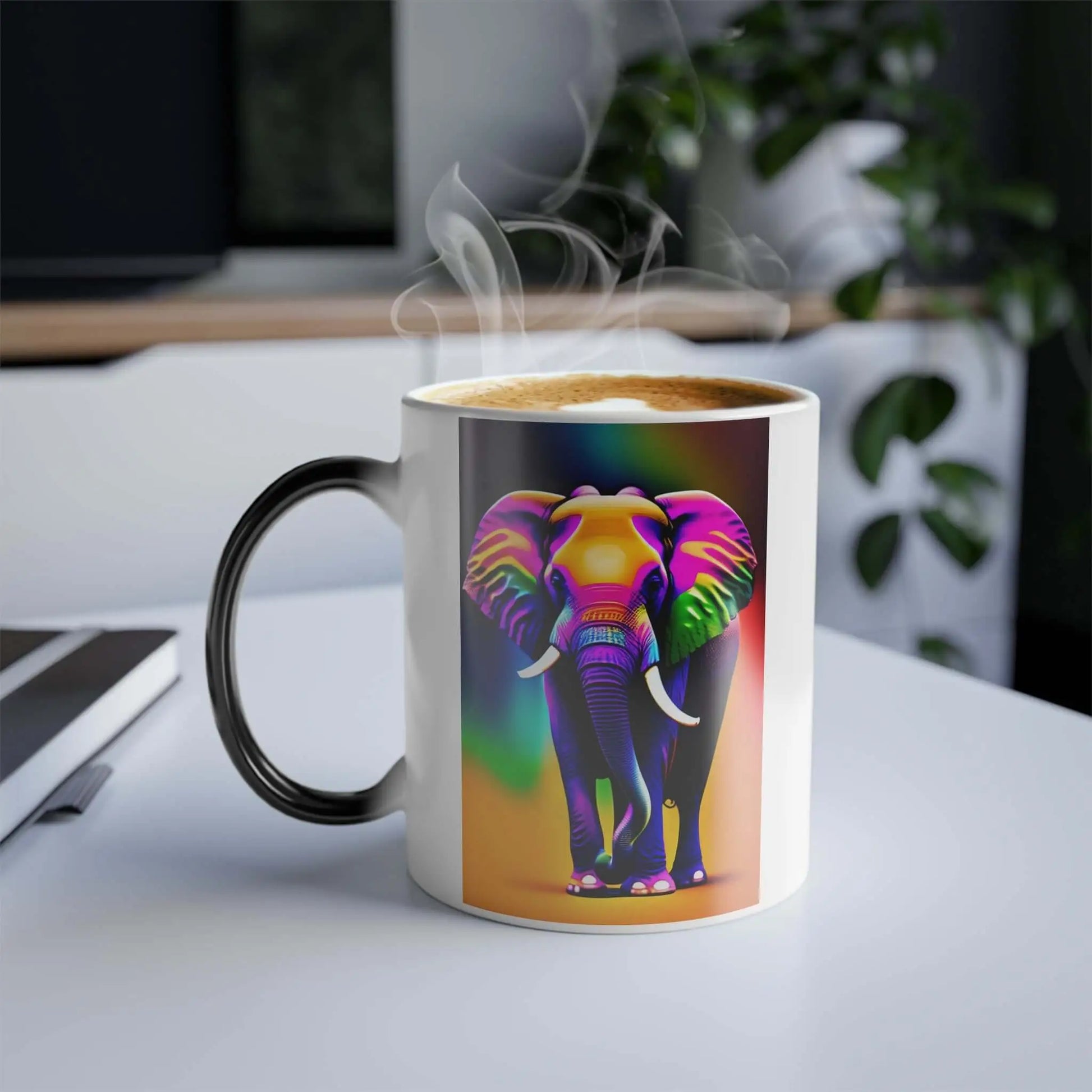 Elephant Color Morphing Mug 11oz - 11oz - Mug