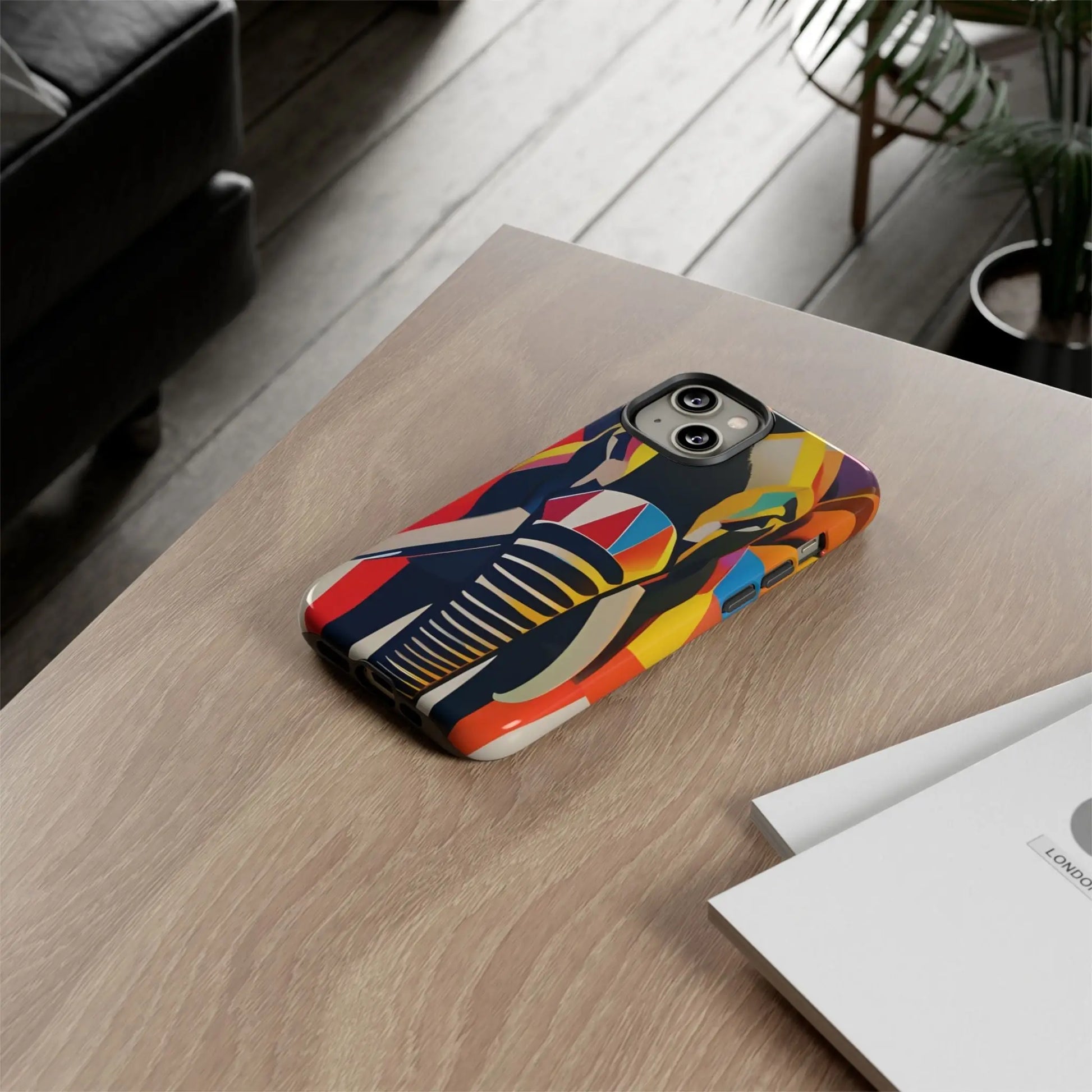 Elephant Print Tough phone Case, - Phone Case