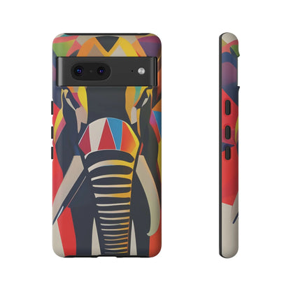 Elephant Print Tough phone Case, - Google Pixel 7 / Matte - Phone Case