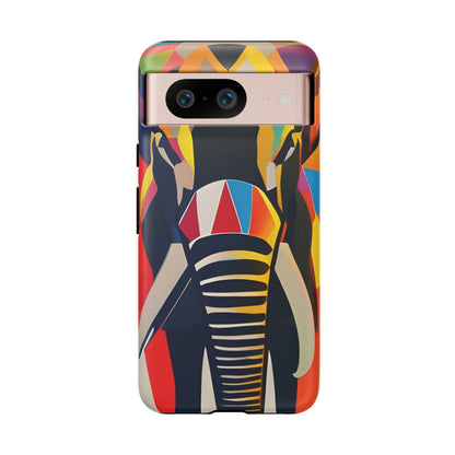Elephant Print Tough phone Case, - Google Pixel 8 / Matte - Phone Case