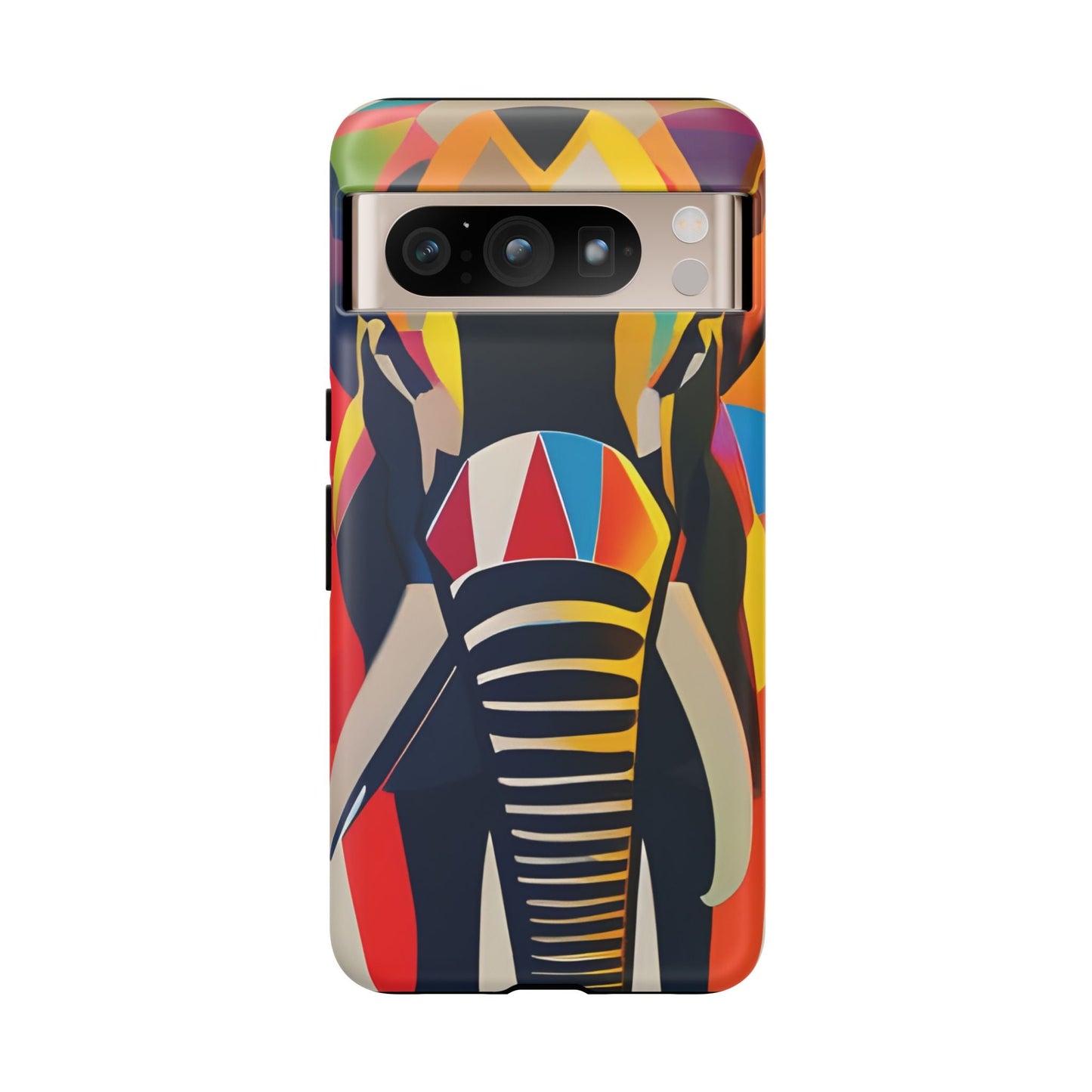 Elephant Print Tough phone Case, - Google Pixel 8 Pro / Matte - Phone Case