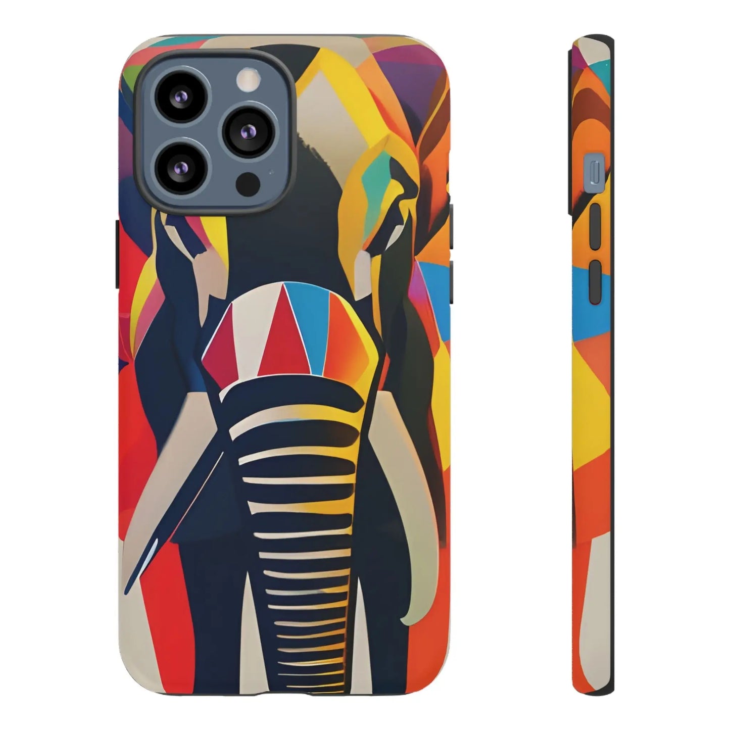 Elephant Print Tough phone Case, - iPhone 13 Pro Max / Matte - Phone Case