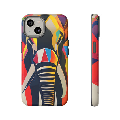 Elephant Print Tough phone Case, - iPhone 14 / Matte - Phone Case