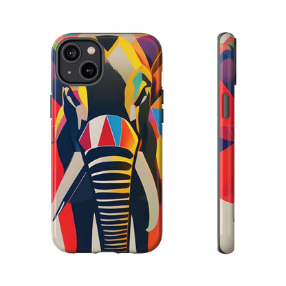 Elephant Print Tough phone Case, - iPhone 14 Plus / Glossy - Phone Case