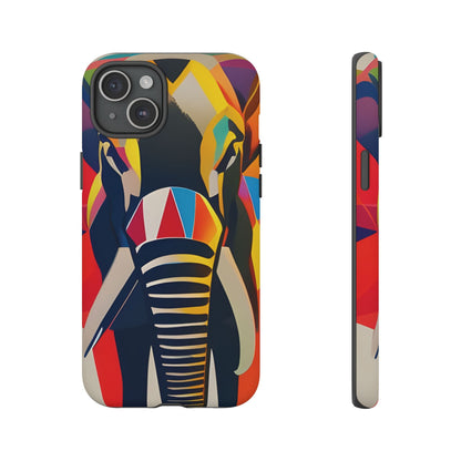 Elephant Print Tough phone Case, - iPhone 15 Plus / Matte - Phone Case