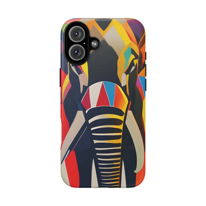 Elephant Print Tough phone Case, - iPhone 16 Plus / Matte - Phone Case