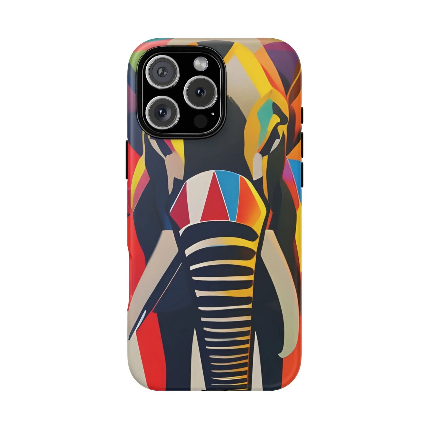 Elephant Print Tough phone Case, - iPhone 16 Pro Max / Matte - Phone Case