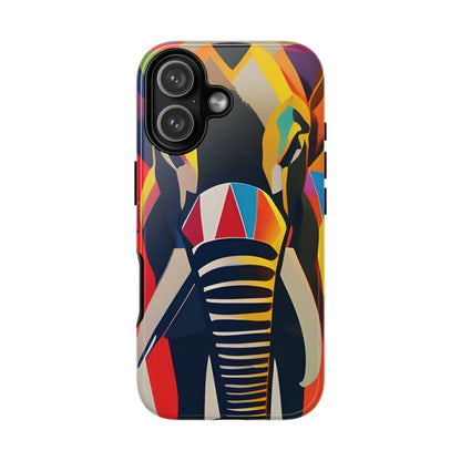 Elephant Print Tough phone Case, - iPhone 17 / Glossy - Phone Case
