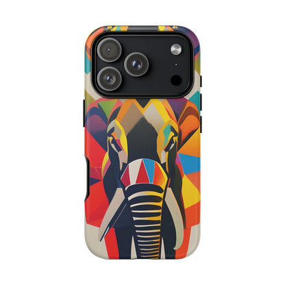 Elephant Print Tough phone Case, - iPhone 17 Pro / Matte - Phone Case