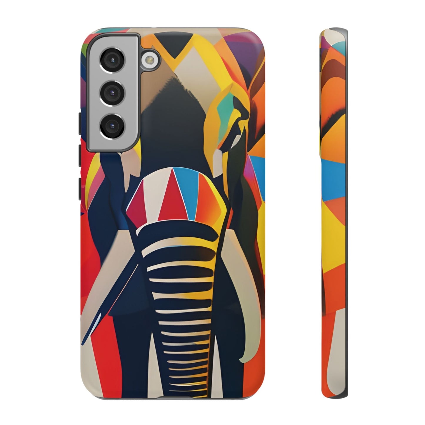 Elephant Print Tough phone Case, - Samsung Galaxy S22 Plus / Matte - Phone Case