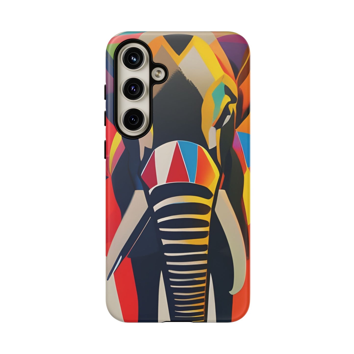 Elephant Print Tough phone Case, - Samsung Galaxy S24 Plus / Matte - Phone Case