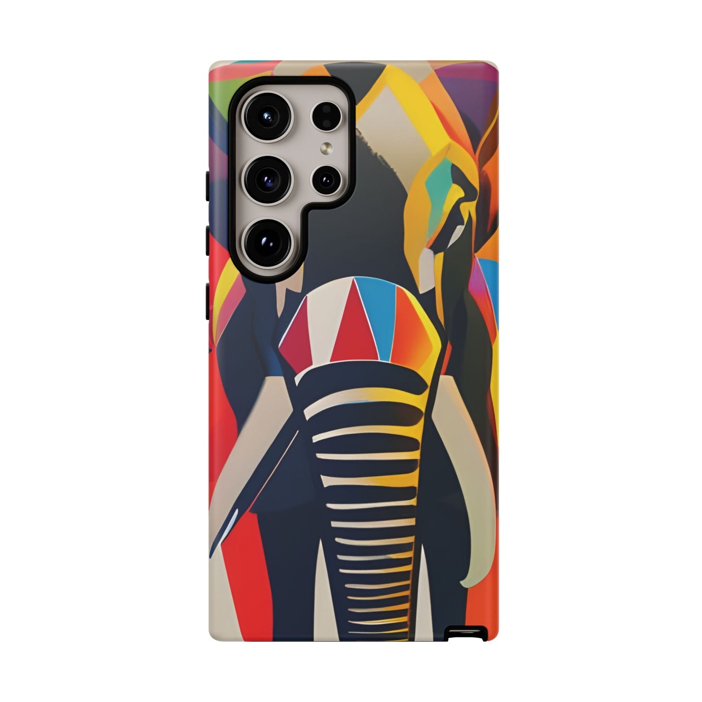 Elephant Print Tough phone Case, - Samsung Galaxy S24 Ultra / Matte - Phone Case