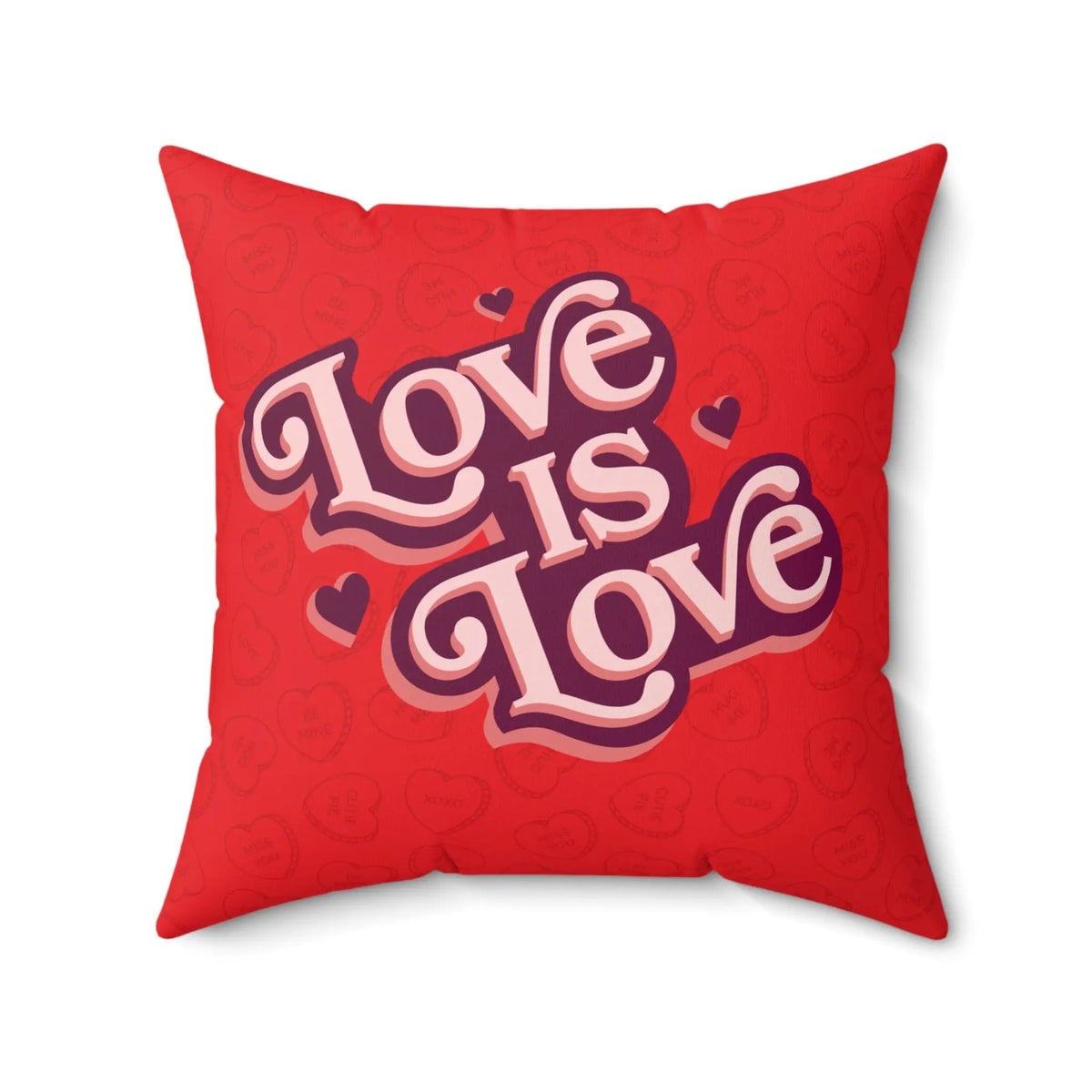 Love is Love Square Square Throw Pillow