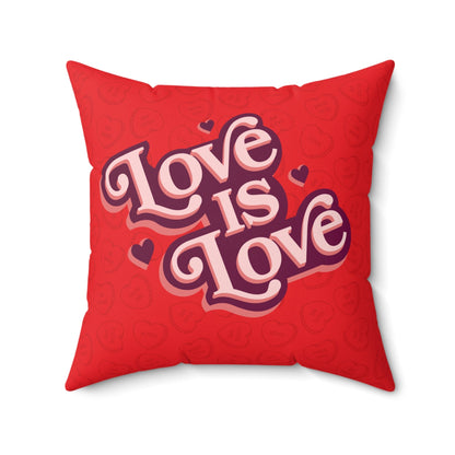 Love is Love Square Square Throw Pillow