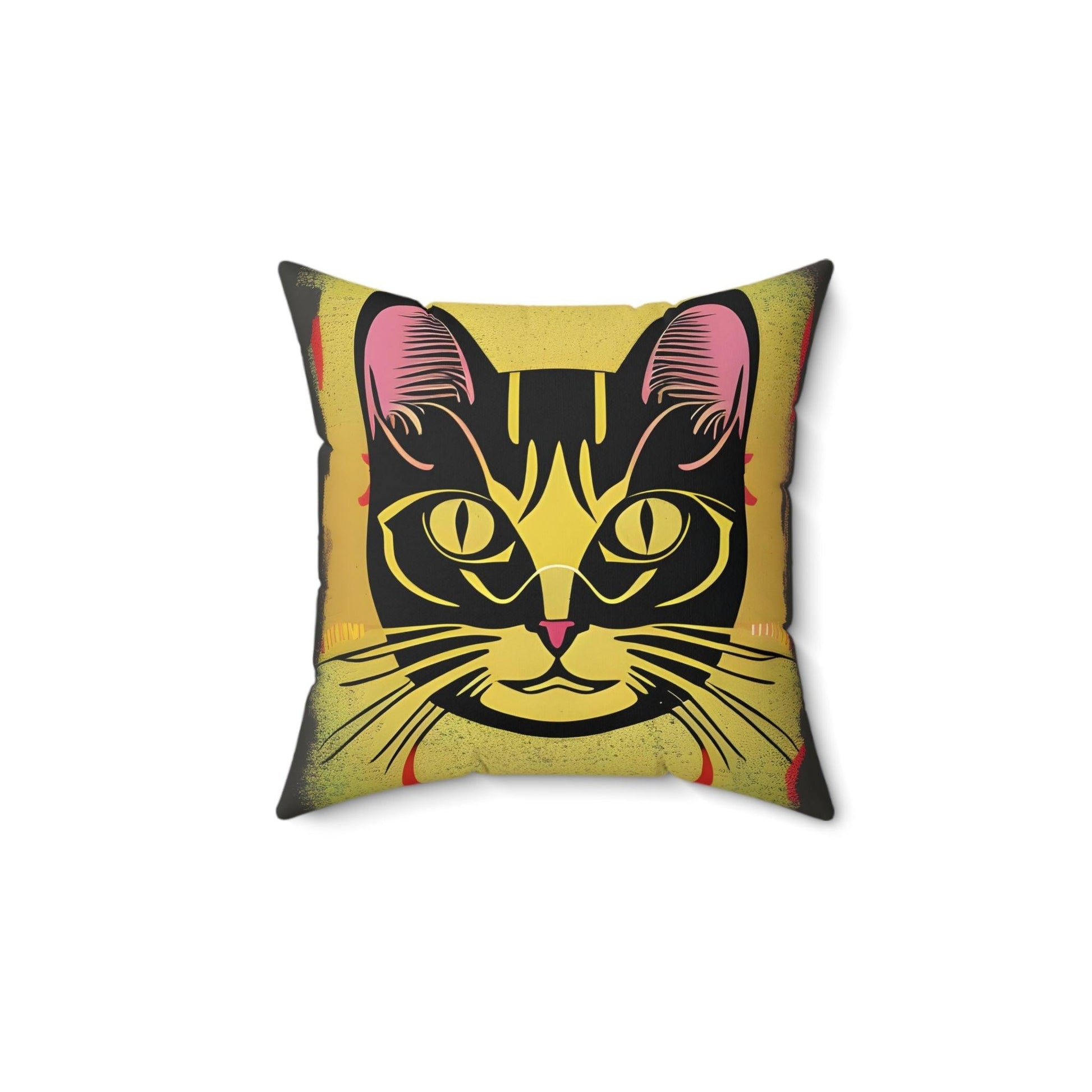 Magic Cat Square Throw pillow