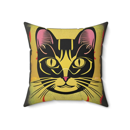 Magic Cat Square Throw pillow