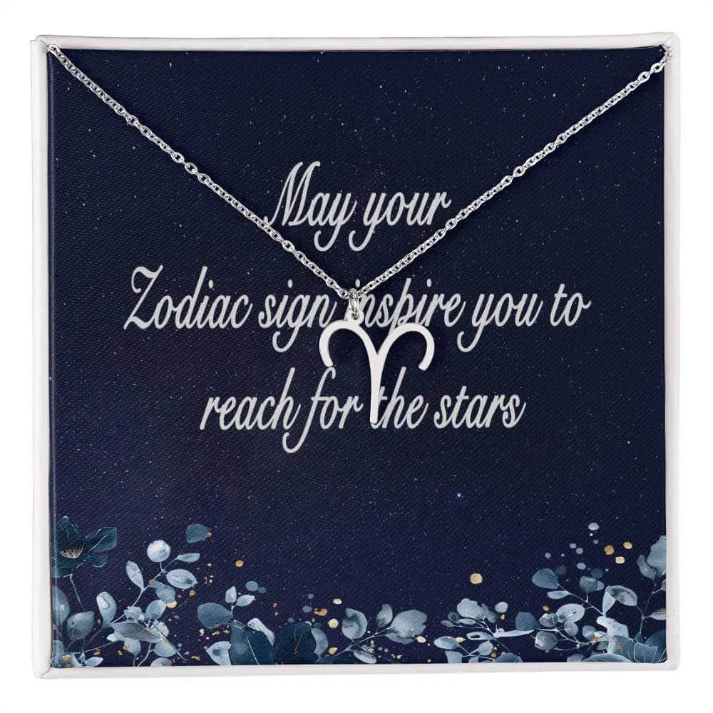 Special Custom Zodiac Necklace Choose your Zodiac Sign