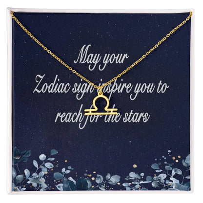 Special Custom Zodiac Necklace Choose your Zodiac Sign