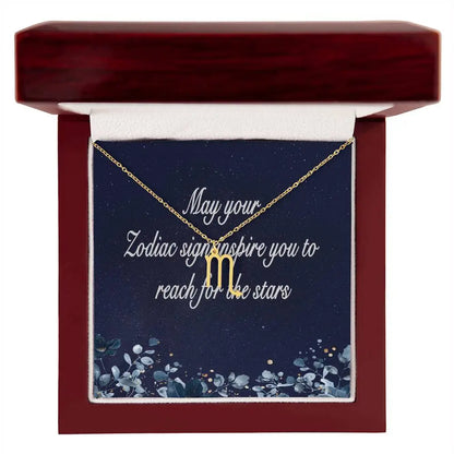 Special Custom Zodiac Necklace Choose your Zodiac Sign