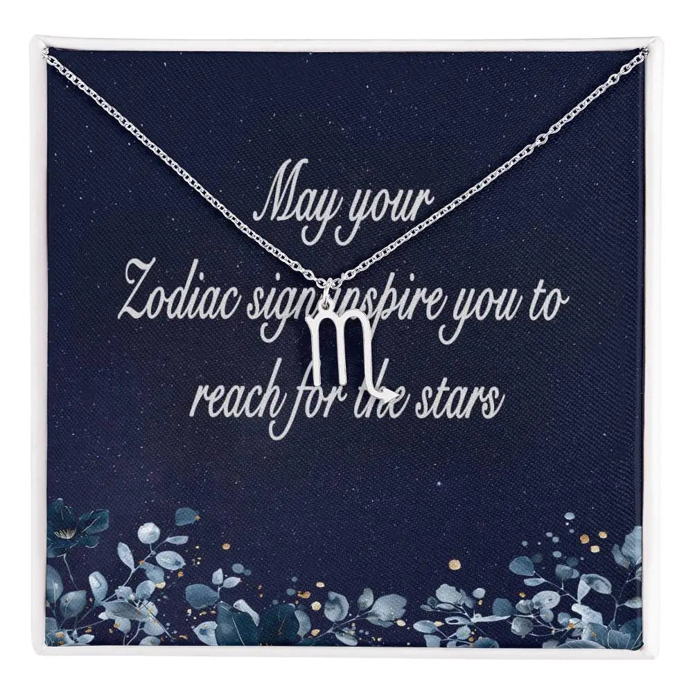Special Custom Zodiac Necklace Choose your Zodiac Sign